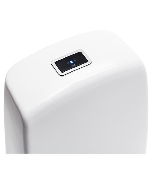 IFÖ - Spira gulvstående toilet uden skjullekant, med skjult S-lås og med batteri sensor skyl, hvid