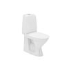 IFÖ - Spira gulvstående toilet uden skjullekant, med skjult S-lås og med batteri sensor skyl, hvid