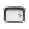 689196909 Alterna - Uni køkkenvask 480x340mm med prop, mat, til nedfældning GodrumsVVS.dk Alterna - Uni køkkenvask 480x340mm mat med prop, til nedfældning