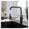 705760711 Damixa - Silhouet køkkenarmatur med høj U-tud og eco save køkken GodrumsVVS.dk Damixa - Silhouet køkkenarmatur med høj U-tud og eco save, mat sort