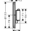 Hansgrohe - ShowerSelect Comfort S termostatarmatur til 1 udtag, krom