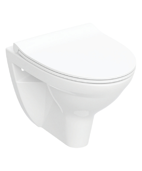 IFÖ - Spira Classic hængetoiletskål med sæde, hvid