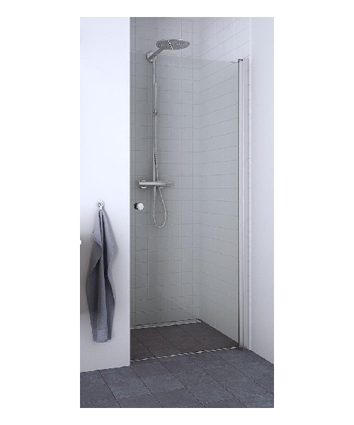 Dansani - Match brusedør, svingdør, lige, 200*87-89cm, klart glas