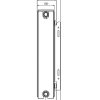 Altech - C4 radiator 22 - 300 mm, RAL 9016, hvid Godrumsvvs.dk cm Altech - C4 radiator 22 - 600 mm, RAL 9016, hvid
