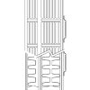 Altech - C4 radiator 33 - 300 mm, hvid