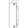 Altech - C4 radiator 33 - 300 mm, hvid