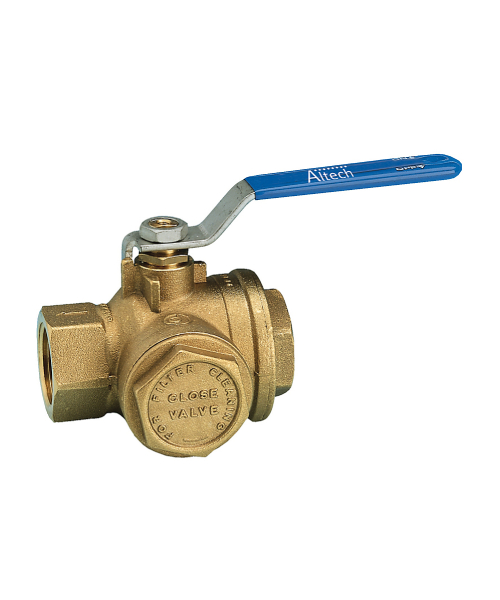 Altech - kuglehane med filter, 1/2", muffe/muffe