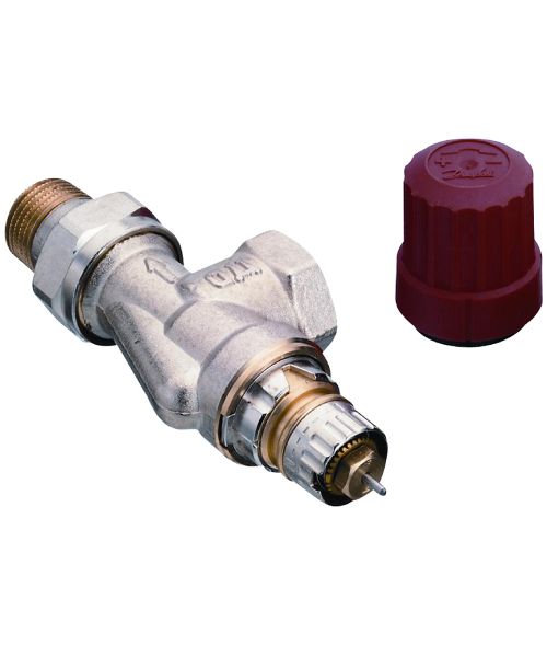Danfoss - RA-N radiatorventil 15uk, 1/2" omvendt vinkelløb, 013G0153