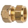 TA - Komp. overgang med muffe 1/2" x 20 x 2,0 mm, med støttebøsning til pex. (Type TA 602)