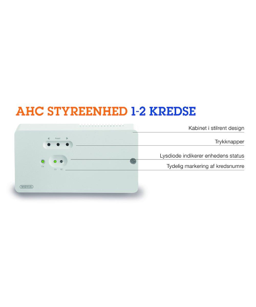 Wavin - AHC9000 styreenhed 2 kredse (til gulvvarme)