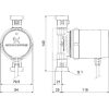 Grundfos - COMFORT 15-14 BX PM cirkulationspumpe 140 mm, til brugsvand