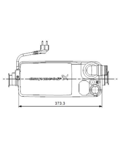 Grundfos - Sololift2 C-3 afløbspumpe til gråt spildevand