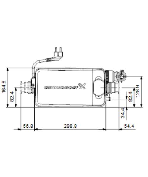 Grundfos - Sololift2 D-2 afløbspumpe til gråt spildevand