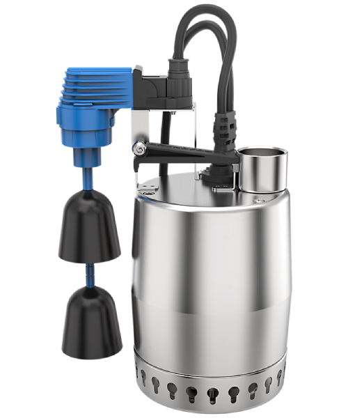 Grundfos Unilift dykpumpe KP250-AW-1 1x220-230V. vertikal aut. stop-start. 10m kabel godrumsvvs.dk Grundfos UNILIFT KP 250 AW-1 kælderpumpe/dykpumpe