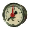 Manometer luftfyldt studs bagud Erik Færgemann - manometer Ø50mm, 1/4'' (bag), 0-4 bar, luftfyldt
