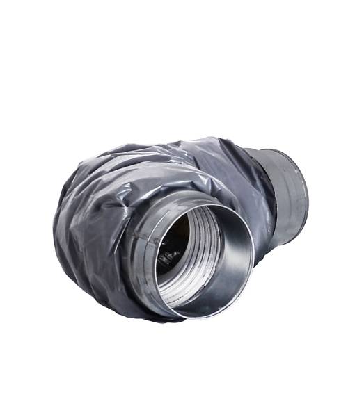 Altech fleksibel Lyddæmper ø125mm x 600 mm 25 mm isolering. Muffe tilslutning. PE udvendig Altech - fleksibel lyddæmper med 25mm isolering. Muffe tilslutning. PE udvendig