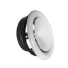 Altech - indblæsningsventil med ramme, RAL 9010