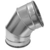 Altech bøjning 60 grader Ø 630 mm nippel nippel falset galvaniseret Altech - bøjning 60°, nippel/nippel, falset galvaniseret