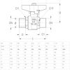 Cimberio - CIM 302/14 kuglehane nippel/nippel