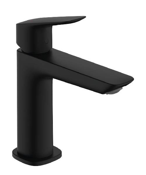 Hansgrohe - Logis 110 håndvaskarmatur, med push-open bundventil, lav tud, mat sort