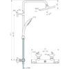 Ideal Standard - Idealrain CT25 brusesæt, håndbruser ø100mm, forkromet