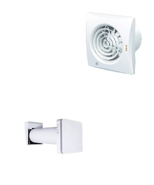 Air Connection - lyddæmper med 25mm isolering, med tilslutning i muffemål