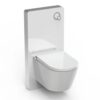 BERNSTEIN - douchetoilet Basic 1102 med sanitetsmodul 805, hvid, sæt