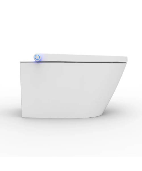 BERNSTEIN - douchetoilet Basic 1102 med sanitetsmodul 805, sort, sæt