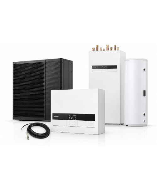 16kW Panasonic luft/vand varmepumpe, M-gen, sæt