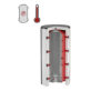 Flamco - Flextherm PS 300, bufferbeholder, 300l, 107,1W, hvid