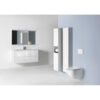 Laufen - Pro Rimless hængeskål til vægmontering, sæde med softclose, quick release, 530x340x360mm, hvid, sampak