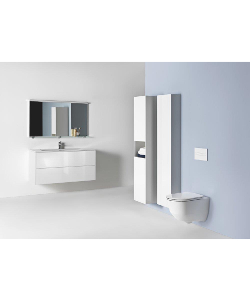 Laufen - Pro Rimless hængeskål til vægmontering, sæde med softclose, quick release, 530x340x360mm, hvid, sampak