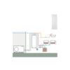 Panasonic - PAW-BTANK100L bufferbeholder, 100l, 55W, 3bar
