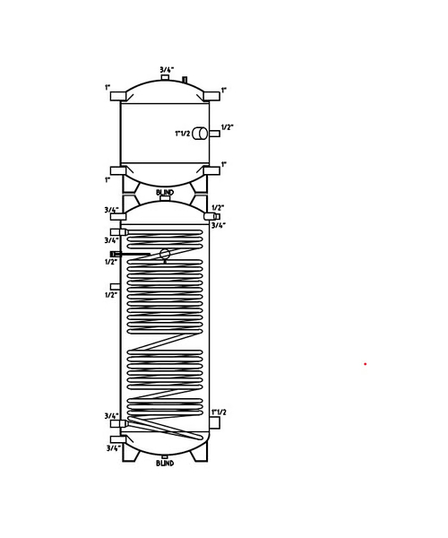 Lemvigh-Müller - VVB Hybrid Beholdertårn, inkl. buffer 150+50L, isol.
