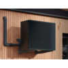 Altech ECO 140 Black vægkonsol, Bæreevne 140 kg, H 420 mm, D 465 mm, L 800 mm, med vibrationsdæmpere, sort Altech - 140 ECO vægkonsol, bæreevne 140 kg, inkl. vibrationsdæmpere, sort