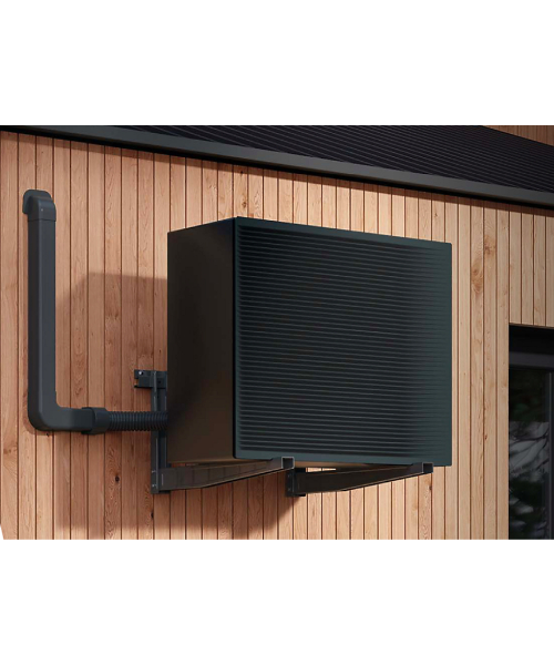 Altech ECO 140 Black vægkonsol, Bæreevne 140 kg, H 420 mm, D 465 mm, L 800 mm, med vibrationsdæmpere, sort Altech - 140 ECO vægkonsol, bæreevne 140 kg, inkl. vibrationsdæmpere, sort