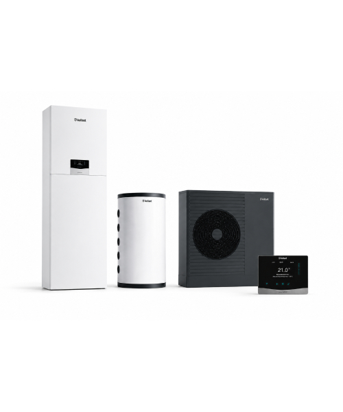 Vaillant aroTHERM PRO 11kW varmepumpe, luft til vand sæt Vaillant aroTHERM PRO 11kW varmepumpe, luft til vand, 4-i-1 sæt