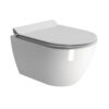 GSI Pura vægtoilet 50x36cm med swirlflush GSI Pura hængeskål 50x36cm med swirlflush