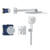Grohe Grohtherm SmartControl indbygningsbrusesystem Grohe - Grohtherm SmartControl indbygningsbrusesystem, sampak, krom