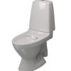 A-collection toilet skjult S-lås, hvid
