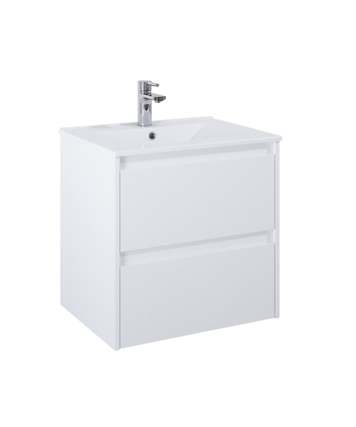 Alterna Luxor vaskeskab 60 cm uden vask, mat hvid