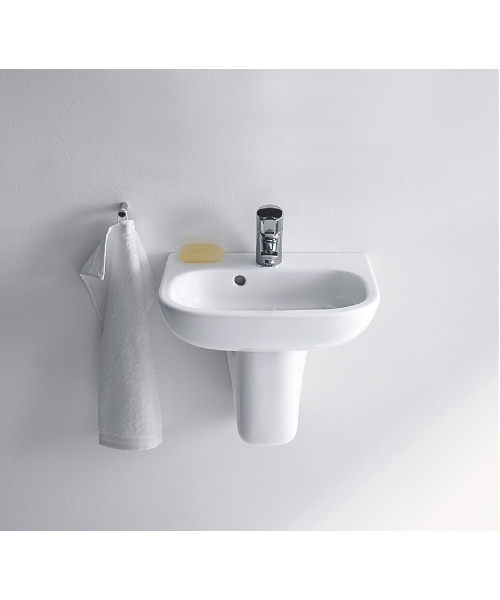 Duravit D-code håndvask Duravit D-code håndvask 450x340 mm