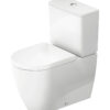 Duravit ME by Starck toilet, 370 x 650 mm, durashield Duravit - ME by Starck gulvstående toilet, DuraShield, hvid højglans, 370x650mm