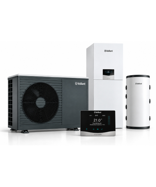 Vaillant aroTHERM plus upgrade 10kW varmepumpe, luft til vand, 4-i-1 sæt