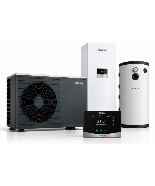 Vaillant aroTHERM plus upgrade 7kW varmepumpe, luft til vand, sæt